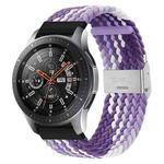 For Huawei Watch 4 / 4 Pro Nylon Braided Metal Buckle Watch Band(Z Grape Seed)