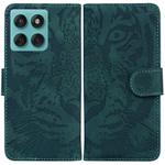 For Motorola Edge 60 Fusion / Edge 5G 2025 Tiger Embossing Pattern Leather Phone Case(Green)