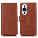 For Huawei nova 11 Cow Texture Flip Leather Phone Case(Brown)