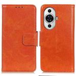 For Huawei nova 11 Pro / nova 11 Ultra Nappa Texture Flip Leather Phone Case(Orange)