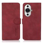 For Huawei nova 11 KHAZNEH Matte Texture Leather Phone Case(Red)