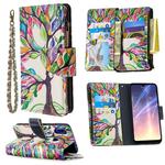 For Xiaomi Redmi 7 Colored Drawing Pattern Zipper Horizontal Flip Leather Case with Holder & Card Slots & Wallet(Tree)