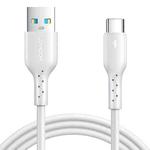 JOYROOM SA26-AC3 Flash Charge Series 3A USB to USB-C / Type-C Fast Charging Data Cable, Cable Length:1m(White)