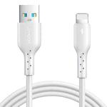 JOYROOM SA26-AL3 Flash Charge Series 3A USB to 8 Pin Fast Charging Data Cable, Cable Length:1m(White)