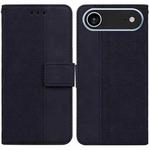 For iPhone 17 Air Geometric Embossed Leather Phone Case(Black)