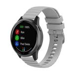 For Huawei Watch 4 / 4 Pro Wavy Dot Pattern Solid Color Silicone Watch Band(Grey)