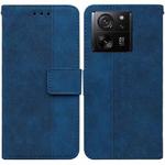 For Xiaomi 13T / 13T Pro / Redmi K60 Ultra Geometric Embossed Leather Phone Case(Blue)