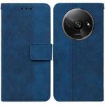 For Xiaomi Redmi A3 Geometric Embossed Leather Phone Case(Blue)