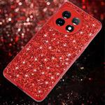 For OnePlus 11 Glitter Powder Shockproof TPU Phone Case(Red)