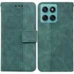 For Motorola Edge 60 Fusion / Edge 5G 2025 Geometric Embossed Leather Phone Case(Green)