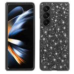 For Samsung Galaxy Z Fold5 Glitter Powder Shockproof TPU Phone Case(Black)