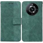 For Realme 11 Pro 5G/11 Pro+ 5G/Narzo 60 Pro 5G Geometric Embossed Leather Phone Case(Green)