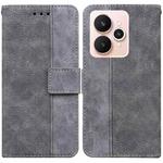 For Realme 15 5G / Realme 15 Pro 5G Geometric Embossed Leather Phone Case(Grey)