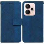 For Realme 15 5G / Realme 15 Pro 5G Geometric Embossed Leather Phone Case(Blue)