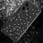 For Xiaomi Redmi Note 12 Pro 5G Global Glitter Powder Shockproof TPU Phone Case(Black)