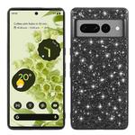 For Google Pixel 8 Glitter Powder Shockproof TPU Phone Case(Black)