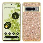 For Google Pixel 7a Glitter Powder Shockproof TPU Phone Case(Gold)