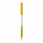 For Apple Pencil 2 LOVE MEI Rainbow Liquid Silicone Protective Pen Case(Yellow)