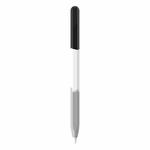 For Apple Pencil 1 LOVE MEI Rainbow Liquid Silicone Protective Pen Case(Black)