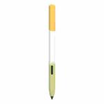 For Samsung Galaxy Tab S6 Lite LOVE MEI Rainbow Liquid Silicone Protective Pen Case(Yellow)