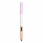 For Samsung Galaxy Tab S7 LOVE MEI Rainbow Liquid Silicone Protective Pen Case(Purple)