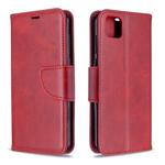 For Huawei Y5P / Honor 9S Retro Lambskin Texture Pure Color Horizontal Flip PU Leather Case with Holder & Card Slots & Wallet & Lanyard(Red)