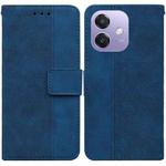 For OPPO A5x 5G / A3 4G / 5G / A3x 4G / 5G Geometric Embossed Leather Phone Case(Blue)