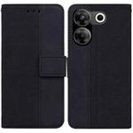 For Tecno Pova Neo 3 Geometric Embossed Leather Phone Case(Black)