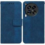 For Tecno Camon 30 Premier 5G Geometric Embossed Leather Phone Case(Blue)