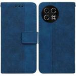 For Tecno Spark 30 Pro Geometric Embossed Leather Phone Case(Blue)