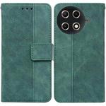 For Tecno Camon 30S / Camon 30S Pro Geometric Embossed Leather Phone Case(Green)