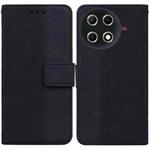 For Tecno Camon 30S / Camon 30S Pro Geometric Embossed Leather Phone Case(Black)