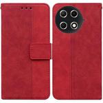 For Tecno Camon 30S / Camon 30S Pro Geometric Embossed Leather Phone Case(Red)