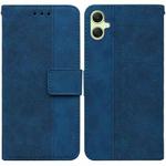 For Samsung Galaxy A05 Geometric Embossed Leather Phone Case(Blue)