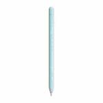 For Apple Pencil 1 LOVE MEI Frosted Leather Texture Silicone Protective Pen Case(Blue)