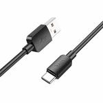 hoco X96 Hyper 1m 27W USB to USB-C / Type-C Charging Data Cable(Black)