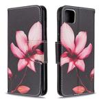 For Huawei Y5P / Honor 9S Colored Drawing Pattern Horizontal Flip Leather Case with Holder & Card Slots & Wallet(Lotus)