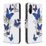 For Sony Xperia L4 Colored Drawing Pattern Horizontal Flip Leather Case with Holder & Card Slots & Wallet(Butterflies)