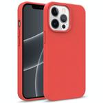 For iPhone 15 Pro Max Starry Series Shockproof Straw Material + TPU Protective Case(Red)