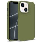 For iPhone 15 Starry Series Shockproof Straw Material + TPU Protective Case(Army Green)