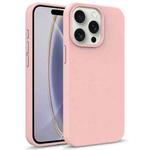 For iPhone 16 Pro Max Starry Series Shockproof Straw Material + TPU Protective Case(Pink)