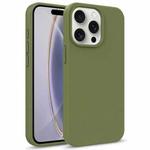 For iPhone 16 Pro Starry Series Shockproof Straw Material + TPU Protective Case(Army Green)