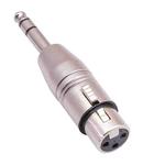 LZ1179 6.35mm 1/4 TRS Male to XLR 3pin Female Adapter