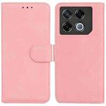 For Infinix GT 20 Pro 5G Skin Feel Pure Color Flip Leather Phone Case(Pink)