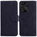 For Infinix Note 50 Pro+ Skin Feel Pure Color Flip Leather Phone Case(Black)