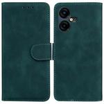 For Tecno Pova Neo 3 Skin Feel Pure Color Flip Leather Phone Case(Green)