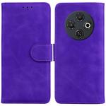 For Tecno Spark 30C Skin Feel Pure Color Flip Leather Phone Case(Purple)