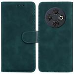 For Tecno Spark 30C Skin Feel Pure Color Flip Leather Phone Case(Green)
