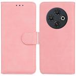 For Tecno Spark 30C Skin Feel Pure Color Flip Leather Phone Case(Pink)
