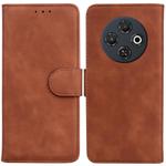 For Tecno Spark 30C Skin Feel Pure Color Flip Leather Phone Case(Brown)
